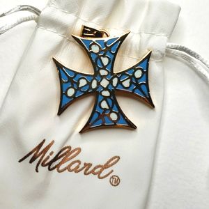 *designer  Millard Maltese Cross pendant